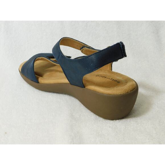 W648 Easy Spirit Navy Kimberly Women's Sandals Size 7.5 M - Picture 3 of 5